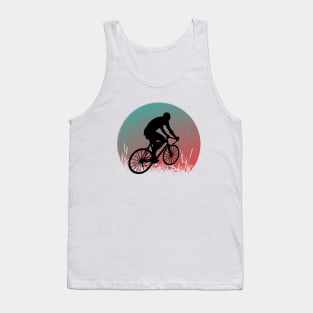 Cycling Retro Vintage Sunset Style Tank Top